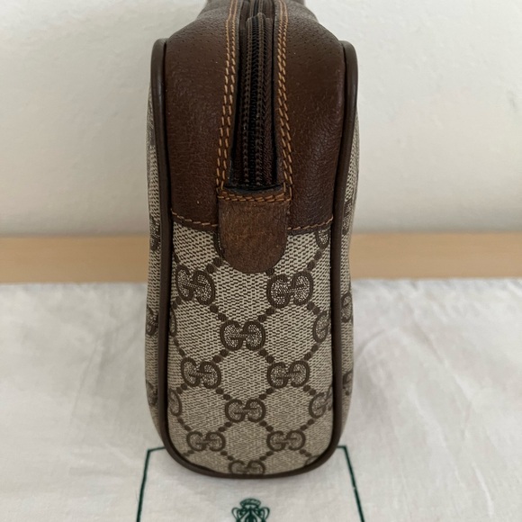 Vintage Gucci GG Supreme Sherry Line Clutch EUC Circa 1980’s Italy with COA - Picture 7 of 15